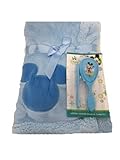 Mickey Mouse Blanket with Brush/Comb Set [並行輸入品]