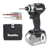 MAKITA マキタ 2023新型 インパクトドライバーTD173 本体のみ （専用ビット1本付き）＋ 純正防じん防水収納ケース付き セット ＊バッテリーと充電器は別売 (イエロー)