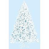 【防炎加工】300cmホワイトパインツリー(HINGE)-ワイドチップ【クリスマスツリー】