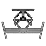 An Style SONY BRAVIA ソニー ブラビア対応 壁掛け金具 48インチ49インチ55インチ65インチ75インチ77インチ 型 対応 壁掛金具 上下左右角度調節 液晶 TV 金具 テレビ フレーム テレビ壁掛け金具 TV壁掛け金具 冷間圧延鋼 チルト＆スイベル移動式 ブラック 耐荷重50kg