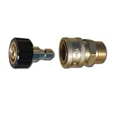 General Pump ZMINA38F Quick Disconnect Fitting, Twist Connect, 3/8 Female Plug, 3000 psi by General 