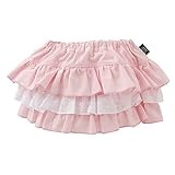(チャックル) chuckle *ママトンネ*ストライプフリルブルマー【ワンサイズ:80～95cm】【日本製】 ピンク 80-95cm Y4411-95-20