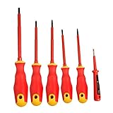 6pcs実用電気ドライバーは、電気絶縁キットのツールを設定します。