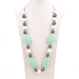 Consider It Maid Silicone Teething Necklace for Mom to Wear - FREE E-BOOK - BPA FREE and FDA Approve