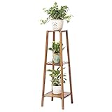 フラワーラック、ソリッドウッドのバルコニーリビングルーム複数のレイヤーシェルフフラワーポットラック室内フラワーシェルフ原色32 * 32 * 75CM ( サイズ さいず : 100CM )