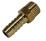 真鍮製 ホースニップル 【ネジ規格】R3/8【ホース差込口外径】12mm