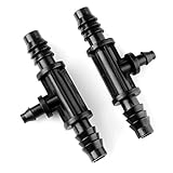 ドリップ灌漑システム散水用具　8/11ホースと4/7ホース接続用　3方向/4方向分岐コネクター　散水ホースにつなぐだけで簡単接続　３タイプ選択可　 20個セット (タケノコニップルー(8/11-4/7