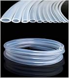 MOCOXYKLXY シリコンチューブ ゴムホース 内径0.5mm 外径1mm 厚さ0.25mm 長さ2M 耐熱、耐候、 ォーターホース ラバー チューブ エアホース エアーポンプ パイプ 多用途(0.5x1)