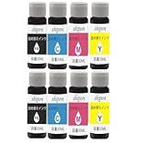 【SHIPON-INK】キャノン用詰め替えインク BC-310/311 BC-340/341 BC-345/346 BC-360/361 BC-365/BC-366共通用 (2PGBK/2C/2M/2Y) 8セット 各30ml 【Canon用詰め替えインク/個包装/器具付（インク充填用注射器/注射器用ノズル/作業用手袋/ドリル/注入口シール）】