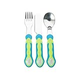 ステンレス製のカトラリーセット（ブルー） (Vital Baby) (x 6) - Vital Baby Stainless Steel Cutlery Set (Blue) (Pack of 6) 
