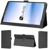 wisers LAVIE Tab T8 T0855/KAS PC-T0855KAS TAB08/H05 PC-TAB08H053 タブレットケース (ブラック) 8.7インチ 対応 (タッチペン/保護フィルム 付き/スタンドタイプ) タブレットカバー 2025年 新型