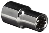 Martin M1207 7/32 Type I Opening 1/4 Square Drive Socket 12 Points Standard 13/16 Overall Length Chr