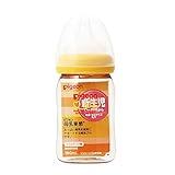 (ピジョン)Pigeon 母乳実感 哺乳びん プラスチック PPSU 160ml オレンジイエロー[00354]