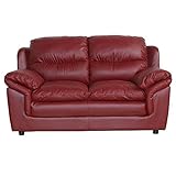 【ワイン】2人掛け本革ハイバックソファー 【Cheers】 チアーズ（背外しタイプ）