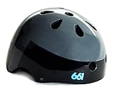 SIXSIXONE(シックスシックスワン) YOUTH DIRT LID 子供用 自転車 ハーフヘルメット [サイズ調整パッド付属] 0421005601 ブラック S/Mサイズ