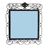 ミラー 鏡 壁掛け アイアン フレーム [幅62.5×高74cm] INK-1401097H