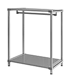 軽量アルミ製 ワードローブ ロータイプ 高さ115cm 幅バリエーション 55～150cm (90cm)