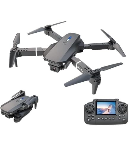 Amazon.co.jp: S6 ドローン カメラ付き 120°広角 4K HDデュアルカメラ