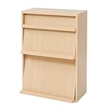 組み合わせ自在 6BOXシリーズ フラップ 2枚扉 ナチュラル