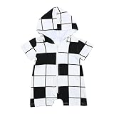 Domybestベビー服 ロンパース　夏　前開きボディスーツ　ファスナー　赤ちゃんカバーオール　半袖　コットン　柔らかい　カジュアル　新生児　出産祝い