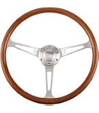 Amazon | ウッド ステアリング 38Φ 15インチ 6穴 ハンドル レトロ