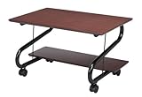 永井興産 パソコンワゴン ブラウン 幅60cm×奥行40cm