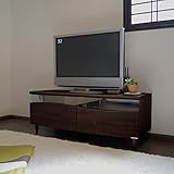 ES 幅120cm テレビ台 テレビボード tｖ台 国産 日本製 木製 TVボード 北欧 家具 テイスト ローボード リビングボード 32型 grove カラー ブラウン BR 120