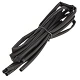 SODIAL ( R ) 5個4 mm Dia。熱Shrinkableチューブ収縮チューブ50 cmブラック