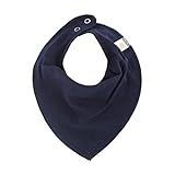 LITTLE MICO BANDANA DRIBBLE BIB リトルミコ よだれかけ ネイビー