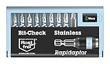 Wera 071111 9Piece Stainless Steel Bit Holder Rapidaptor with 6 Torx and 3 Pozidriv [並行輸入品]