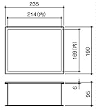 サヌキ ステンレス製 散水栓ボックス 壁用 いかり型つまみ式 SB25-15