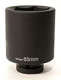 PowerLift CR-MO Air Deep Impact Socket - 1 Inch DR x 65 mm by PowerLift