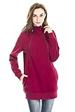 Bearslandレディースマタニティ2 in1妊娠とDiscreet授乳Hoodie with Zips US サイズ: XL カラー: パープル