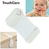 10個入り/ロット安全プラスチック子供保護ロックキャビネットドア引き出し冷蔵庫トイレBlockers Kids Baby Care安全ロックストラップ