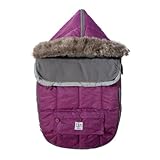 7A.M. ENFANT Le Sac IGLOO ベビーカーフットマフ Grape 6-18M
