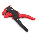 UDTEE New/Durable Automatic Red and Black Wire Stripper with Cutter/Bend Nose Bolt Clippers/Eagle No