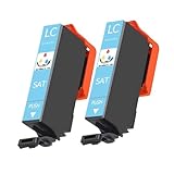 SAT 互換インクカートリッジ SAT-6CL SAT-LC (ライトシアン)2本セットさつまいもサツマイモプリンターインク 増量対応機種：EP-712A 713A 714A 715A 812A 813A 814A 815A