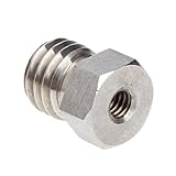 Biuuu 1/4インチ〜5/8インチネジ式女性 - 男性用三脚アダプターステンレススチール