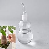 [ギフトに]ラボガラスウォーターポアラーグールドと植物用水分計サスティーMサイズホワイトのセット ノーブランド品