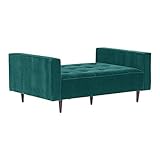 arne ベンチ ソファ 背もたれ無し ベンチチェアー 長椅子 イス 肘付き 腰掛け ダイニング リビング 2人掛け 布張り Baggy DA 4×5 V-1027 ブルーグリーン