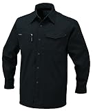 CO-COS コーコス 長袖シャツ A-1128 ブラックサファイア L