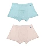 Lovoski キッズ　男の子　綿　下着　ボクサーパンツ　ボクサーショーツ　ブリーフ　柔らかい　通気性　全2色7サイズ - グリーンイエロー, 12〜13歳