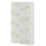 Dream On Me Breathable Two-Sided 3 Square Corner Play Yard Mattress White/Green [並行輸入品]