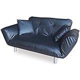 ネクスト(Next) ソファ 2人掛け ショコラ レザー FC-1045 ブラック