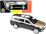 JADI メルセデス・マイバッハGLS オブシディアンブラック/カラハリゴールド LHD 1/64 PA55303