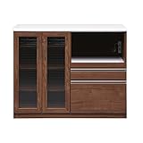 大川家具 関家具 オープンカウンター 幅120cm ウォールナット CK-234355