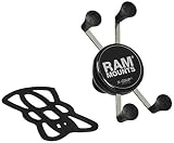 RAM MOUNTS ラムマウント マウント部 Xグリップ スマートフォン用 テザー付き ブラック RAM-HOL-UN7BU