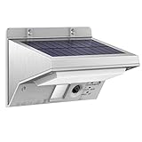 ソーラーライト センサーライト, iThird 21 LED 330LM ウォールライト 人感センサー搭載　太陽発電　屋外 玄関　芝生　縁側　車道　庭などに照明用 夜間自動点灯 防水　防犯 電球色