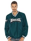 Philadelphia Eagles NFLメンズ" Stop & Go " Wordmarkプルオーバー刺繍ジャケット L