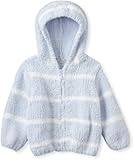 Angel Dear Chenille Hooded Jacket (12-18 Months, Light Blue/Stripe) by Angel Dear